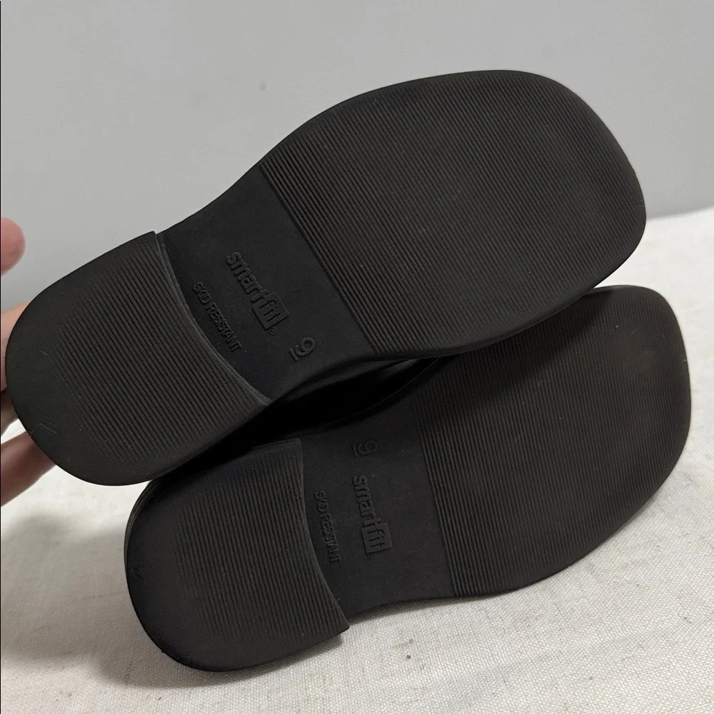 Smart Fit Toddler Boys Black Slip-On Dress Shoes size 9